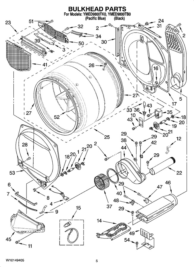 Diagram for YMED9800TK0
