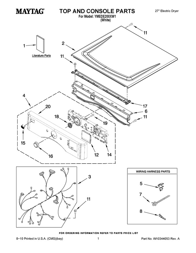 Diagram for YMEDE200XW1