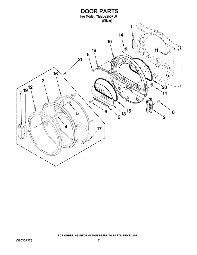 Diagram for YMEDE250XL0