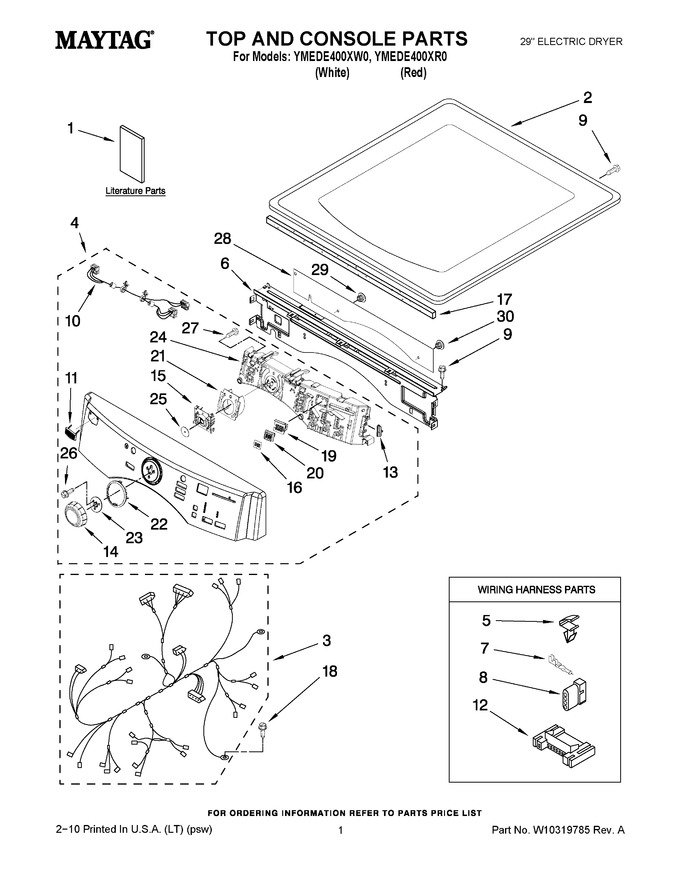 Diagram for YMEDE400XR0