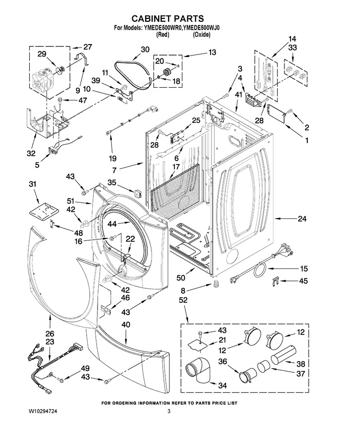 Diagram for YMEDE500WJ0