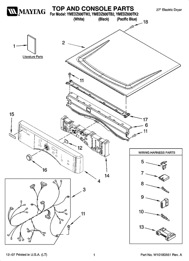 Diagram for YMEDZ600TW2