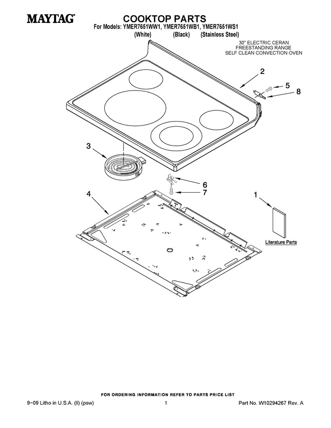 Diagram for YMER7651WS1