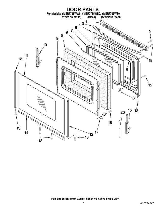 Diagram for YMER7765WS0
