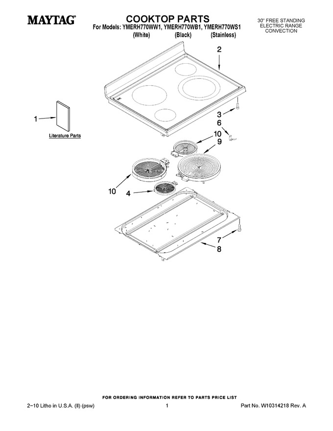 Diagram for YMERH770WW1