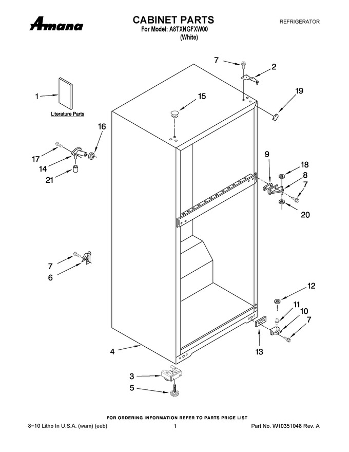 Diagram for A8TXNGFXW00