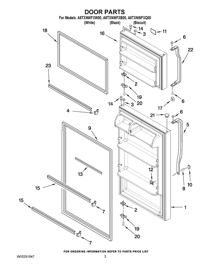 Diagram for A8TXNWFXB00