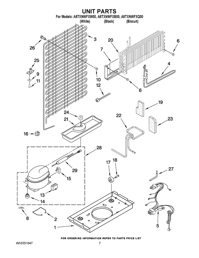 Diagram for A8TXNWFXB00