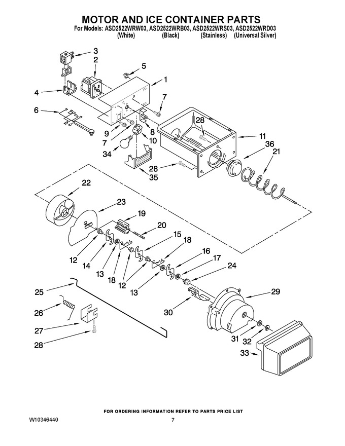 Diagram for ASD2522WRW03