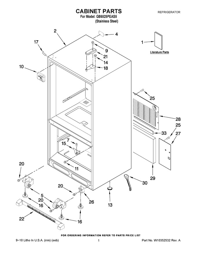 Diagram for GB6525PEAS5