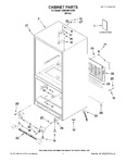 Diagram for 01 - Cabinet Parts