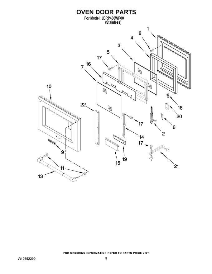Diagram for JDRP430WP00