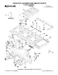 Diagram for 01 - Cooktop, Burner And Grate Parts