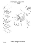 Diagram for 09 - 30`` Internal Oven Parts