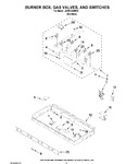 Diagram for 02 - Burner Box, Gas Valves, And Switches