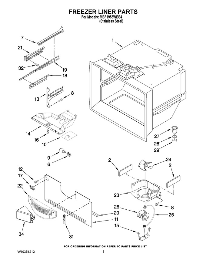 Diagram for MBF1958WES4