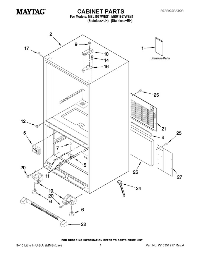 Diagram for MBR1957WES1
