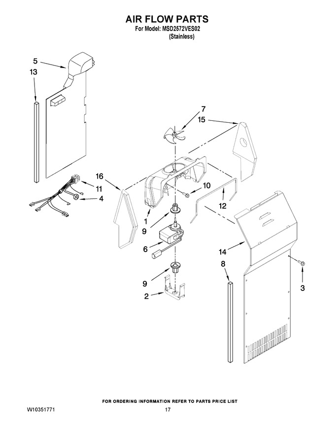 Diagram for MSD2572VES02