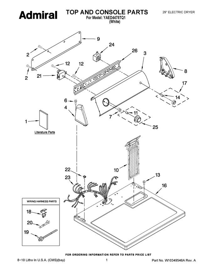 Diagram for YAED4475TQ1