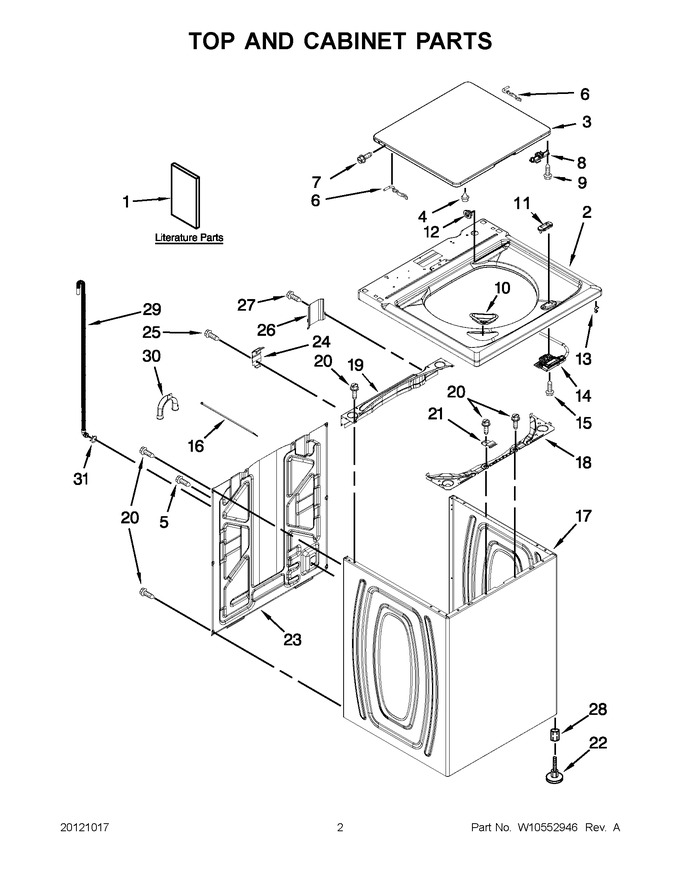 Diagram for 3LMVWC400YW1