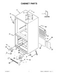Diagram for 01 - Cabinet Parts
