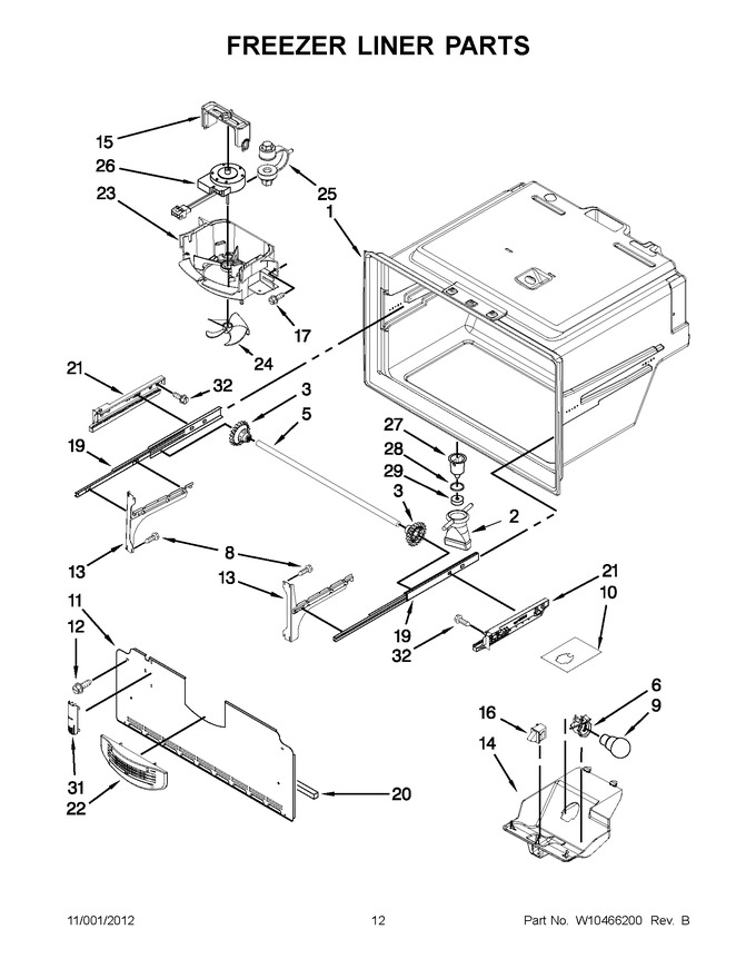 Diagram for MFX2570AEW0