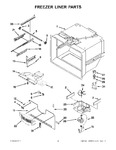 Diagram for 02 - Freezer Liner Parts