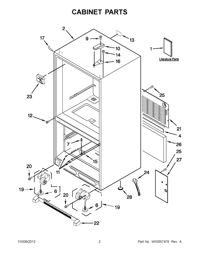 Diagram for ABB2224WEW3