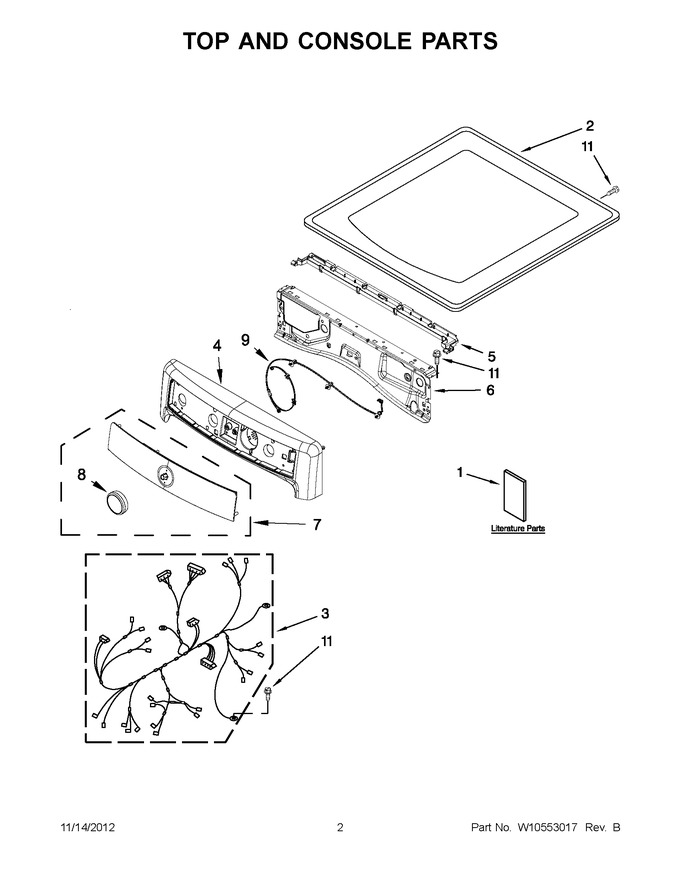 Diagram for YMED8000AW0