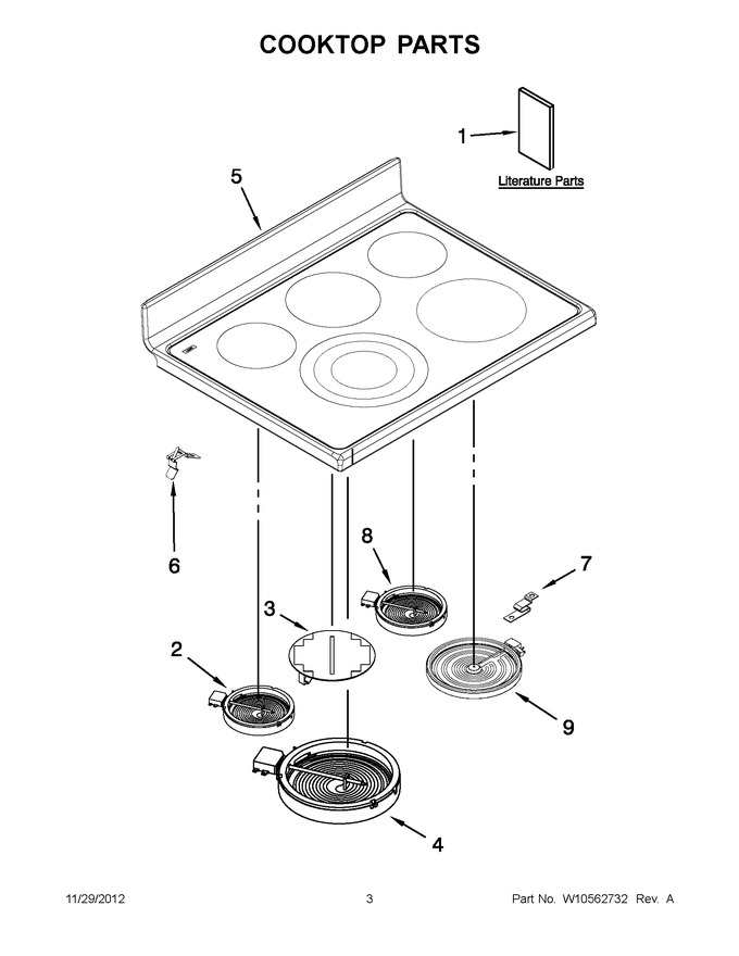Diagram for YMET8885XW02