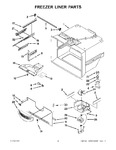 Diagram for 02 - Freezer Liner Parts