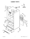 Diagram for 01 - Cabinet Parts