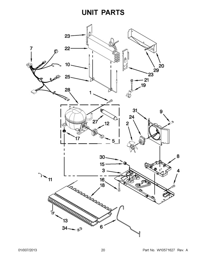Diagram for MFI2665XEW7