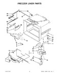 Diagram for 02 - Freezer Liner Parts