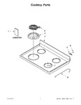 Diagram for 01 - Cooktop Parts