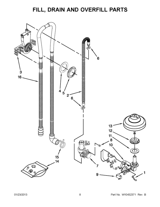 Diagram for JDB3650AWY5
