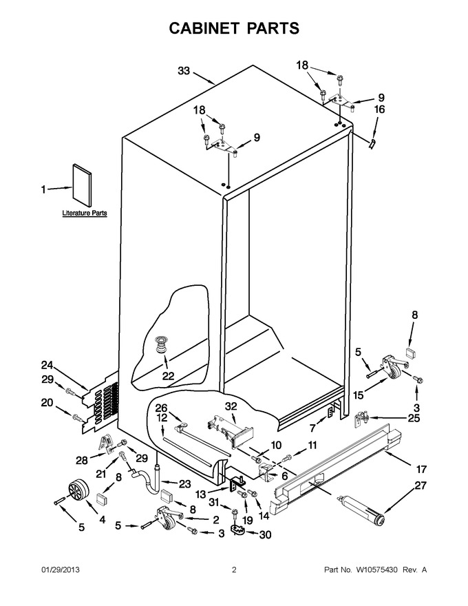 Diagram for ASD2575BRB00