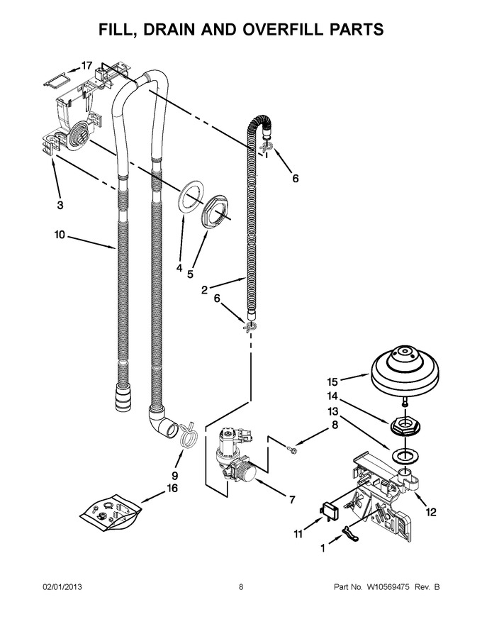 Diagram for MDB8959SBW0