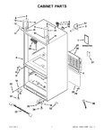 Diagram for 01 - Cabinet Parts