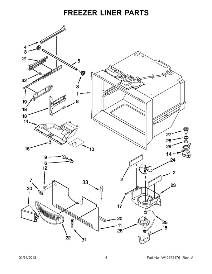 Diagram for JFC2089WTB9