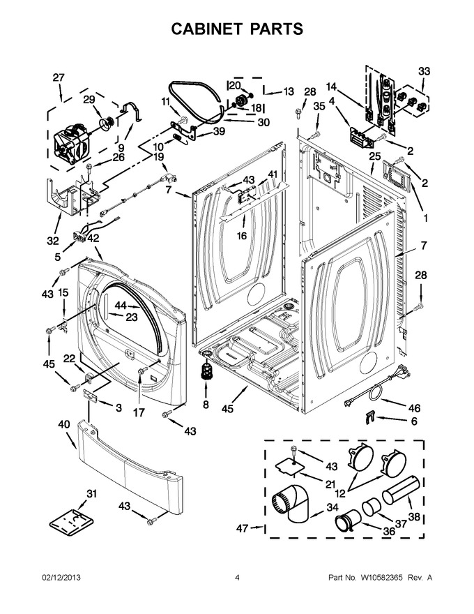 Diagram for YNED7300WW2