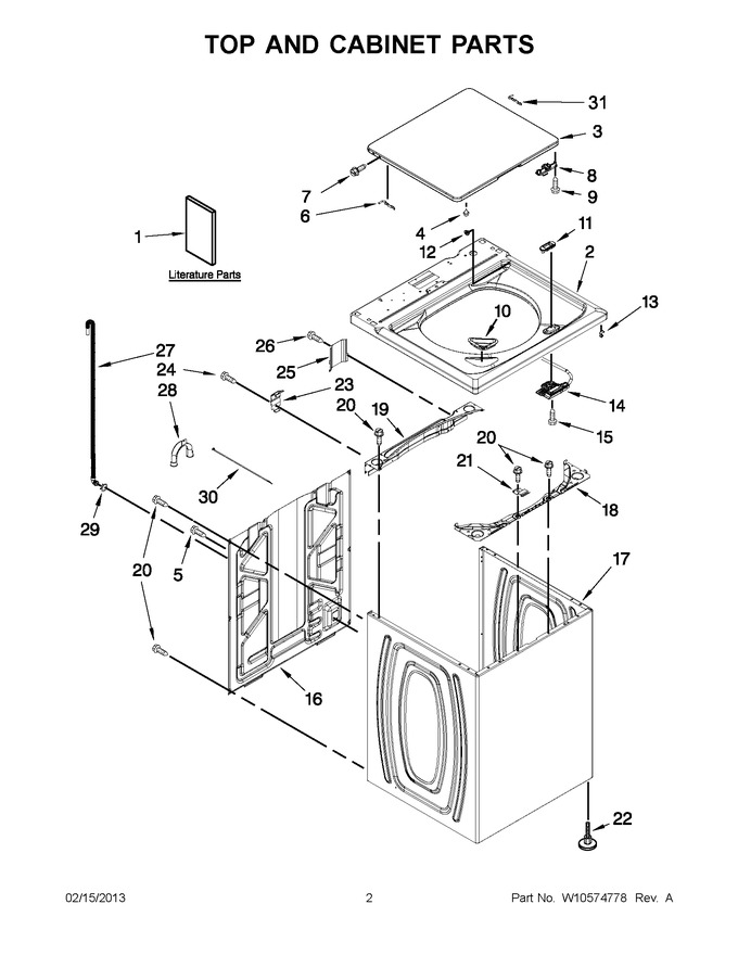 Diagram for 4GATW4900YW1