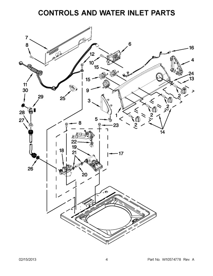Diagram for 4GATW4900YW1