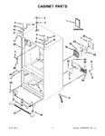 Diagram for 01 - Cabinet Parts