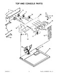 Diagram for 02 - Top And Console Parts