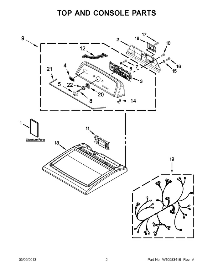 Diagram for MEDX500XW1