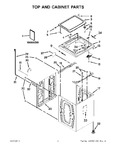 Diagram for 01 - Top And Cabinet Parts
