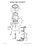 Diagram for 03 - Basket And Tub Parts