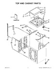 Diagram for 01 - Top And Cabinet Parts