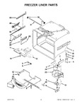 Diagram for 02 - Freezer Liner Parts